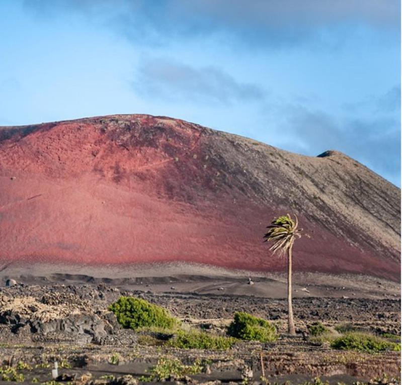 Lanzarote Casa Volcanica-Anclada Sobre La Lava Del Volcan Montana Blanca Exteriör bild
