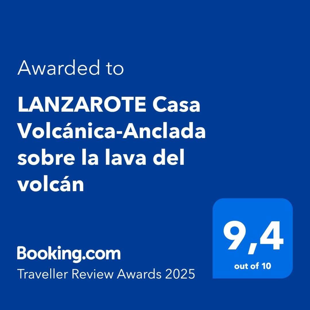 Lanzarote Casa Volcanica-Anclada Sobre La Lava Del Volcan Montana Blanca Exteriör bild